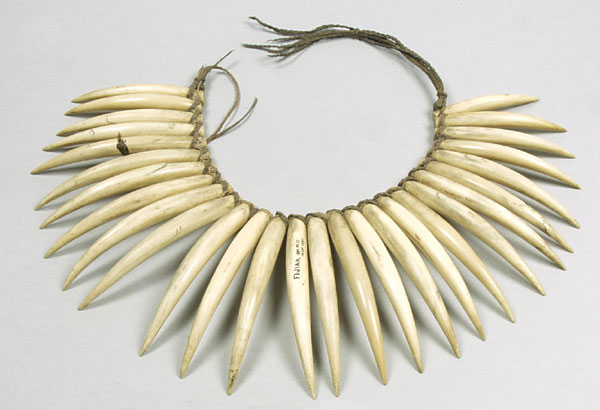 Whale tooth necklace, Fiji
