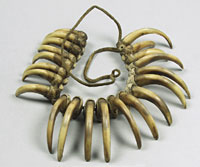 Bear claw necklace, Canada