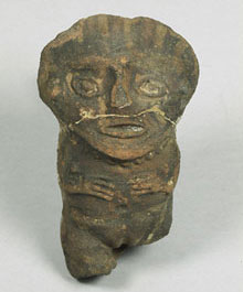 Pottery figure, Peru