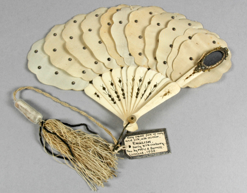 Mirror fan, possibly British, before 1930