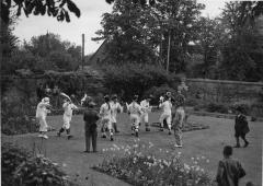 1965.5.1.220 Bampton morris dancers, Oxfordshire 1948. Photograph Topical Press Agency, donated by Ettlinger