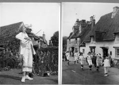 1965.5.1.221-2 Bampton morris dancers, Oxfordshire, 1948. Photograph Topical Press Agency, donated by Ettlinger
