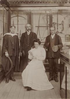 Francis Knowles, Henry Balfour, J.A. Harley, and Barbara Freire-Marecco in the Pitt Rivers Museum 1998.266.3
