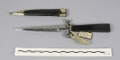 Dagger with leather sheath 19th century 1884.140.906