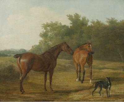 Agasse: 2 horses Photo by Sothebys 2012.