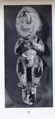 Chalk figure sold at Sothebys 15/11/1965, from sale catalogue