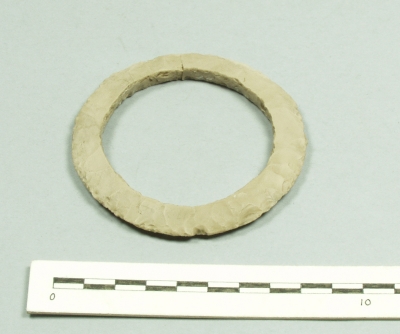 Flint ring, possibly a bracelet, from Qurna, Luxor, Egypt, 1884.140.83