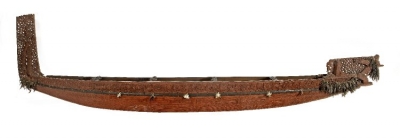 Oc1926,1112.1 Model canoe from the British Museum