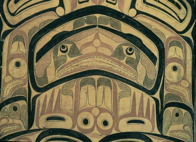 Haida chest 1884.57.25 detail