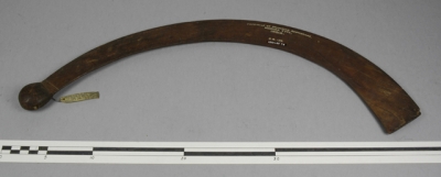 Model of boomerang from Tamil Nadu, India 1884.25.45