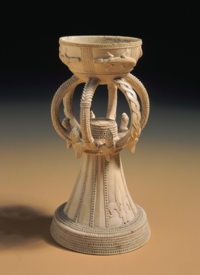 Ivory saltcellar, Sierra Leone 1884.68.73
