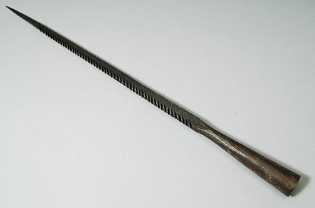 Nuer fishing spearhead