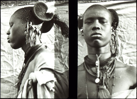 Portrait of a Shilluk youth