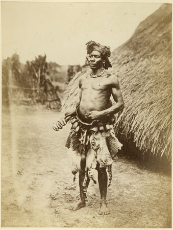 Portrait of a Zande witchdoctor
