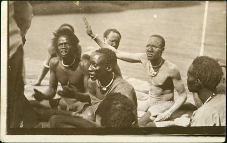Group of Nuer men