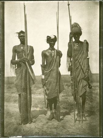 Three Shilluk men