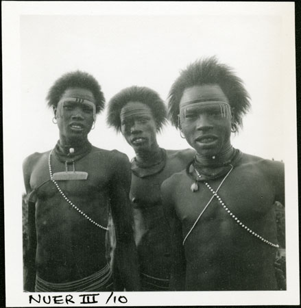 Portrait of Nuer youths
