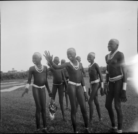 Nuer girls at dance