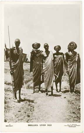 Group of Shilluk men