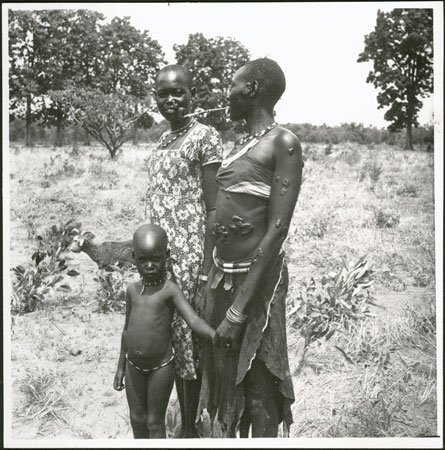 Mandari women showing dress styles