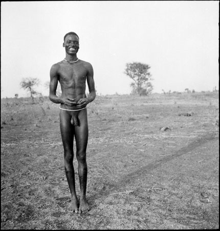 Portrait of a Dinka youth