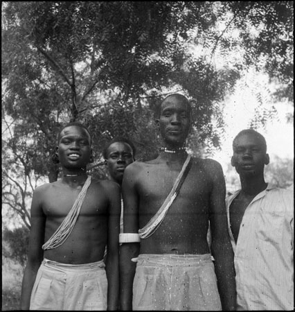 Portrait of Dinka men