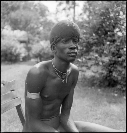 Portrait of a Dinka youth