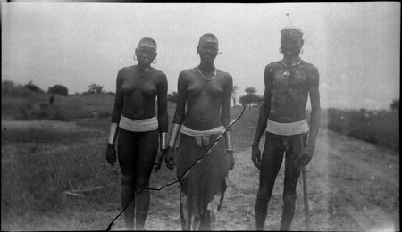 Portrait of Dinka women, youth