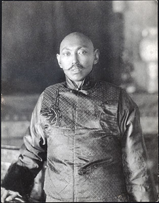 Copy of a photograph of 13th Dalai Lama
