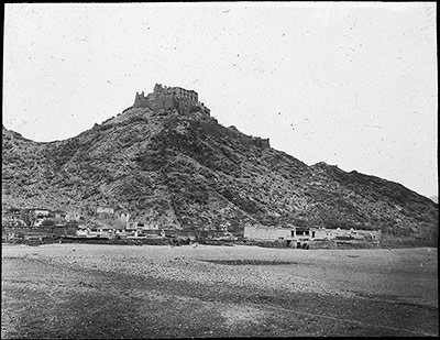 Fort, village and monastery at Dechen