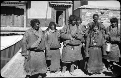 Khampa pilgrims visiting the Potala