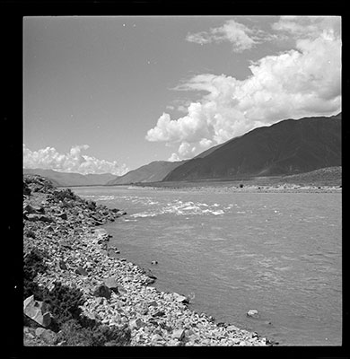 Kyichu river near Drigung dzongsar