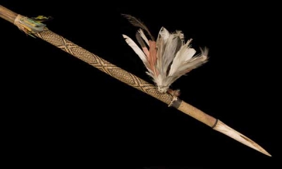 Palm wood spear (1927.80.1)