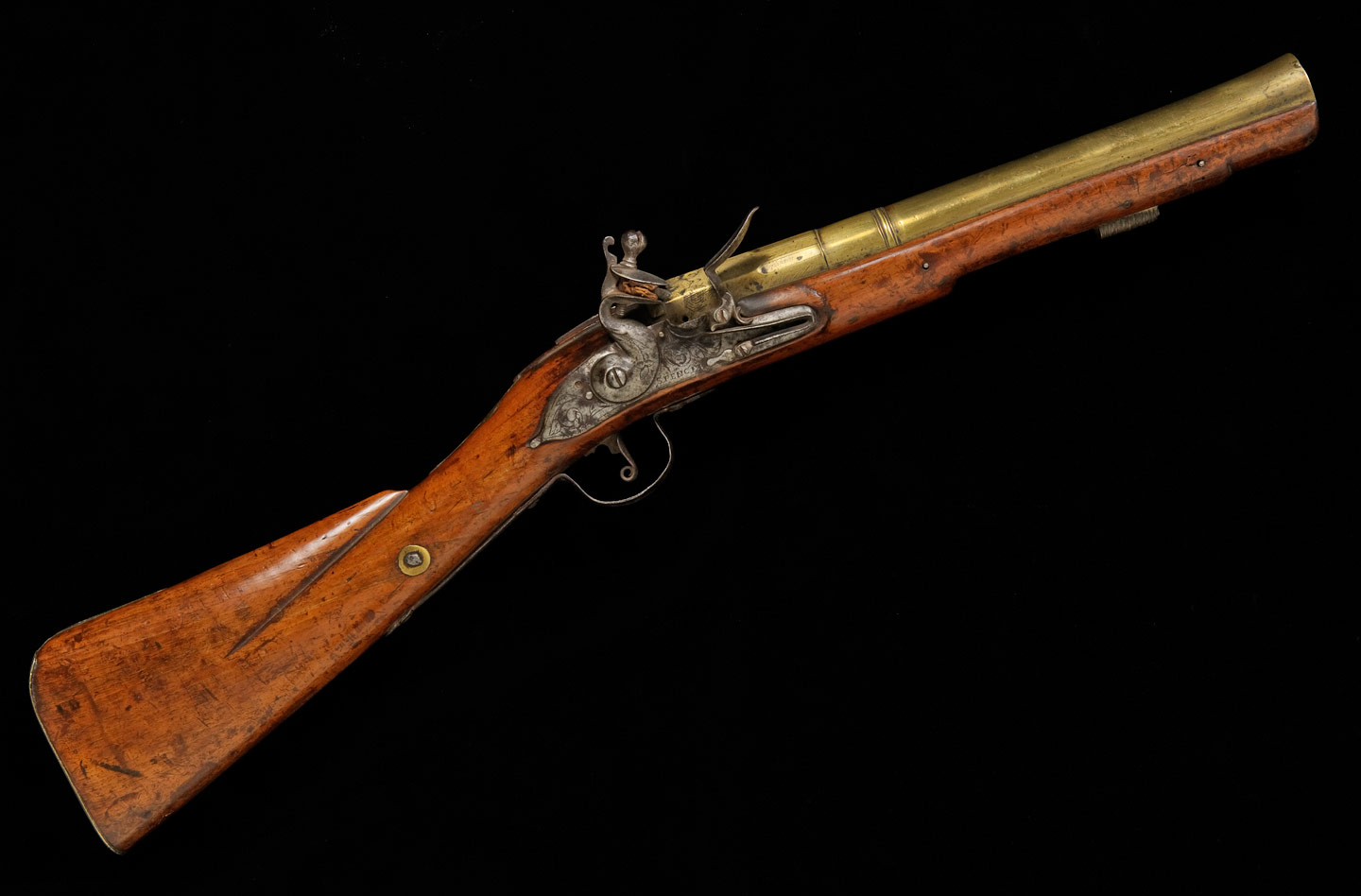 Flintlock blunderbuss, England 18th. C - Blunderbuss - Historical