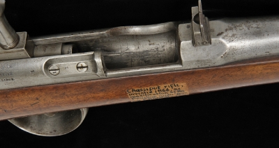 Close-up of the Chassepot rifle