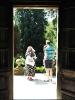 Alison and Rachel and others, visit to Larmer Gardens, May 2012 [Photo J. Gammon]