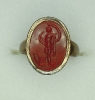 Roman intaglio engraved, in a 19th century ring. Source: Author Copyright S&SWM