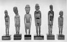 Wooden figures from Easter Island (Plate XVI, 'The Pitt-Rivers Museum, Farnham')