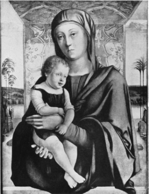 Bastiani, Madonna and Child, as shown in 1956 by Sothebys