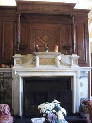 Fireplace, Entrance Hall, Rushmore (Sandroyd School) 2012 [Photo by R. McGoff]