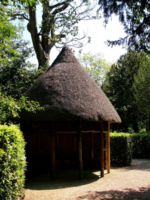 One of the 'Quarters' of Larmer Gardens, May 2012 [Photo by H. Davison]