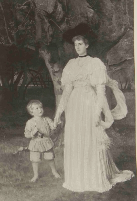 Alexander's wife, Alice (another one) née Thynne, with her eldest son George [FS Beaumont]