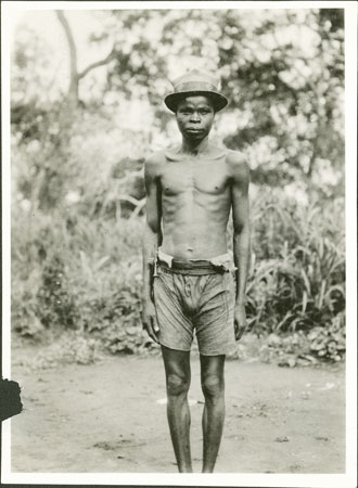 Portrait of a Zande youth