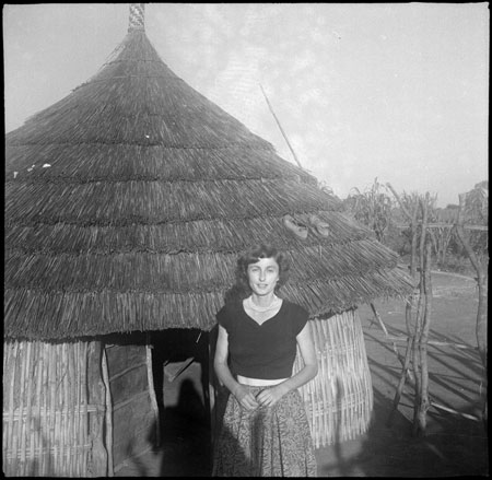 Portrait of European woman in Mandari